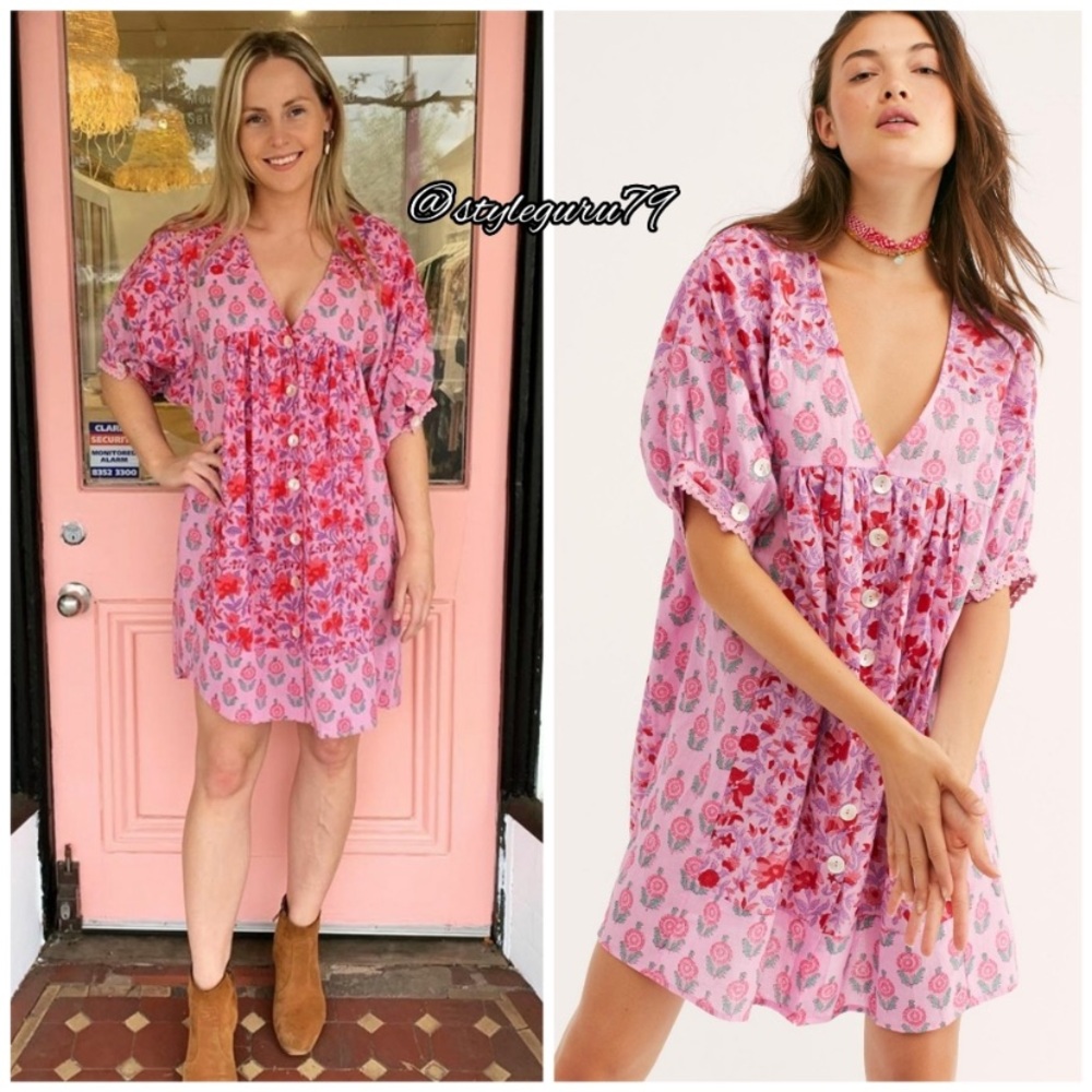 Pink Block Lollies Dress by Kinga Csilla